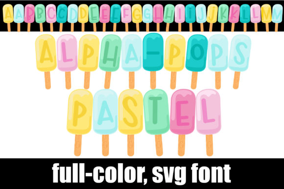 Alpha Pops Pastel: A Colorful Font for Business