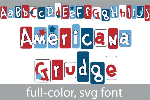 Americana Grudge Font for Editorial Design