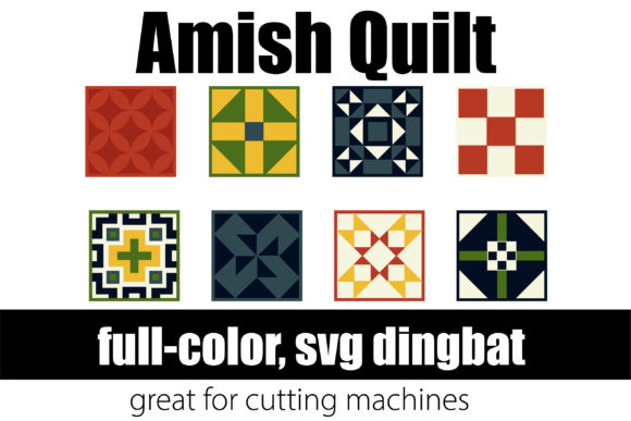 Amish Quilt Font for Business Style