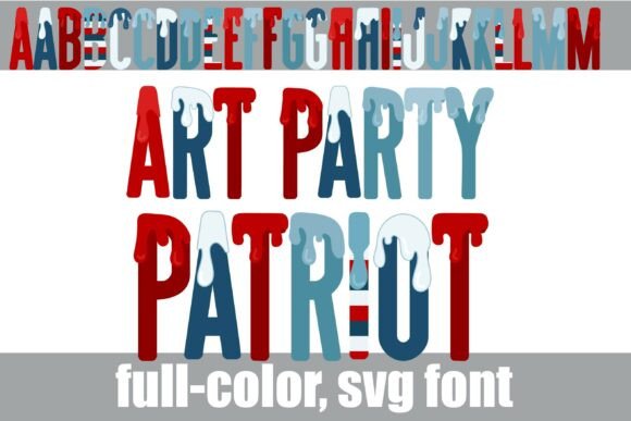 Art Party Patriot Font