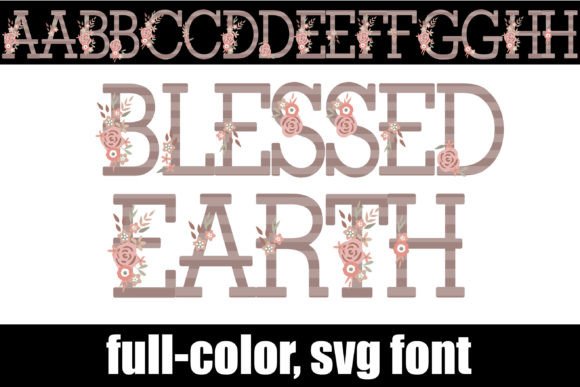 Blessed Earth Font for Web Design