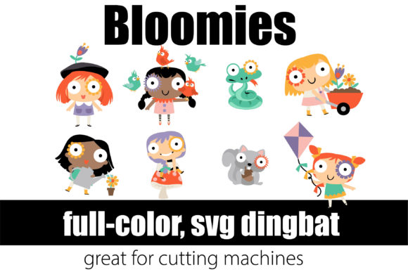 Bloomies: A Color Font for Creative Impact