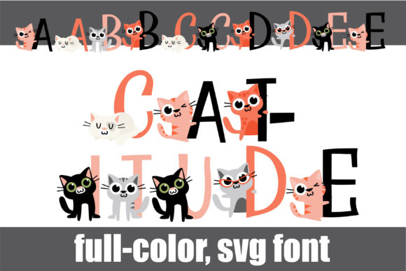 Catitude: A Cute Font for Business Branding
