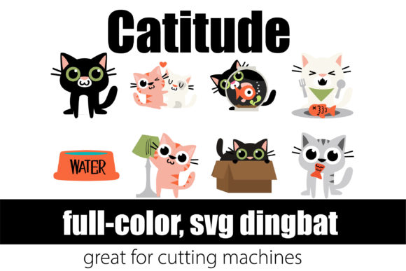 Catitude DB: A Color Font for Impactful Design