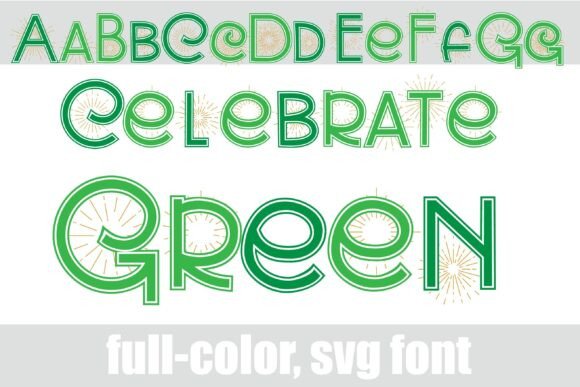 Celebrate Green Font for Bold Branding