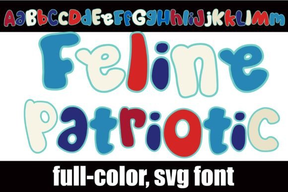 Feline Patriotic Font for Business