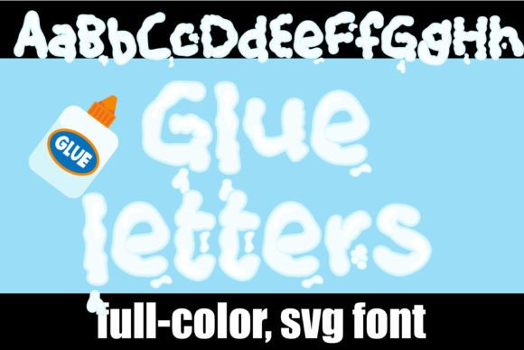 Glue Letters Review: A Playful Typeface for Creative Projects