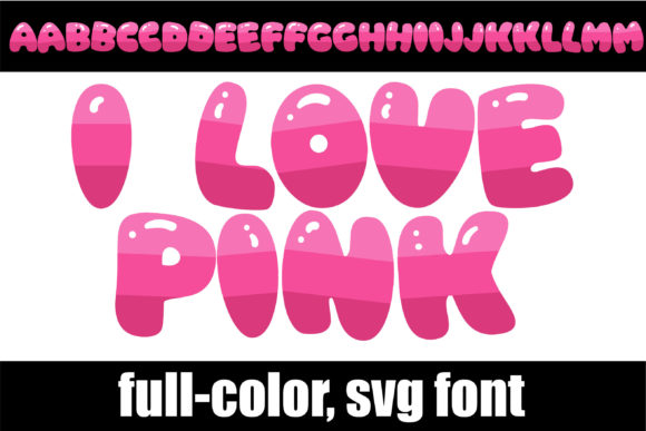 I Love Pink Font Review