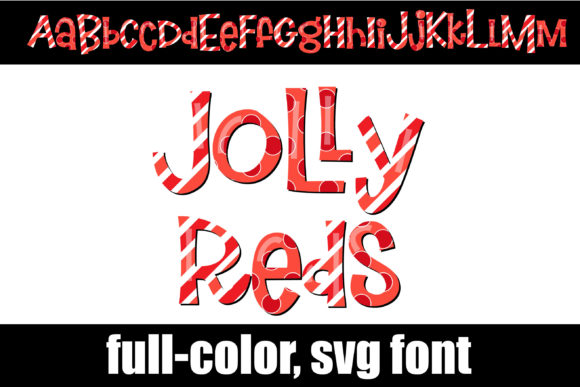 Jolly Reds: A Bold Font for Business