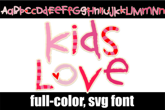 Kid s Love Font: A Playful Touch for Designers