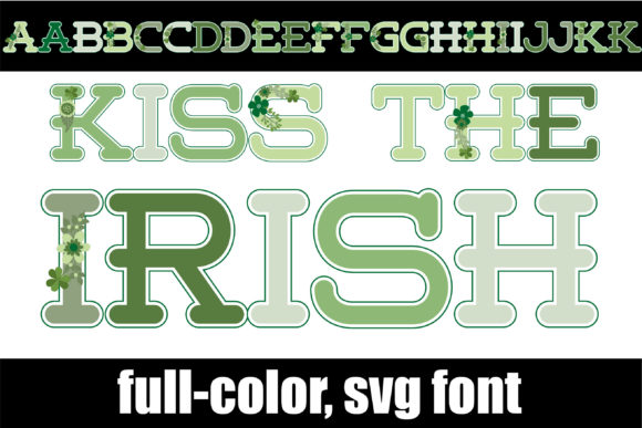 Kiss the Irish: A Color Font for Web Design