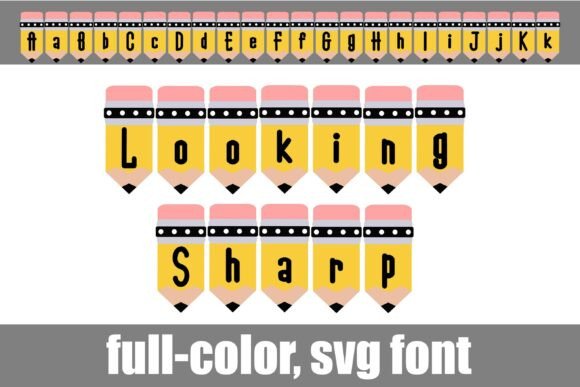 Looking Sharp: A Whimsical Color Font for Creative Brands