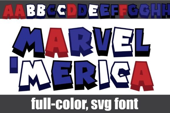 Marvel merica Font Review