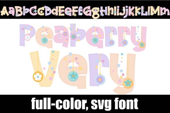 Peaberry Very: A Color Font for Web Design