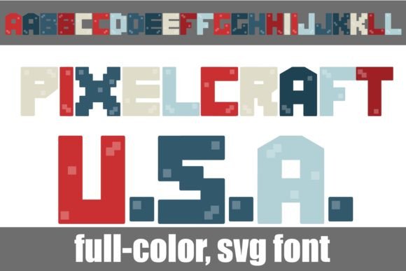 Pixelcraft Usa: A Color Font for Editorial Elegance