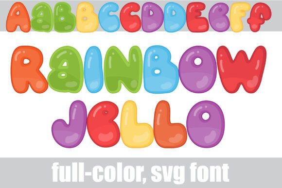 Rainbow Jello Font Review