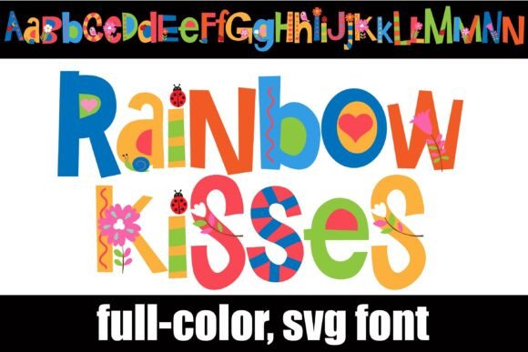 Rainbow Kisses Font Review