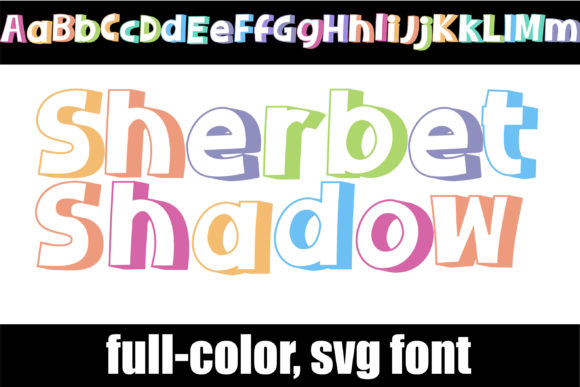 Sherbet Shadow Review: A Color Font for Creative Projects