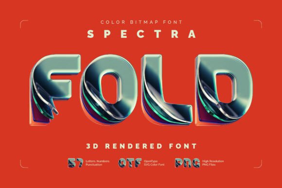Spectra Fold: A Color Font for Creative Marketing