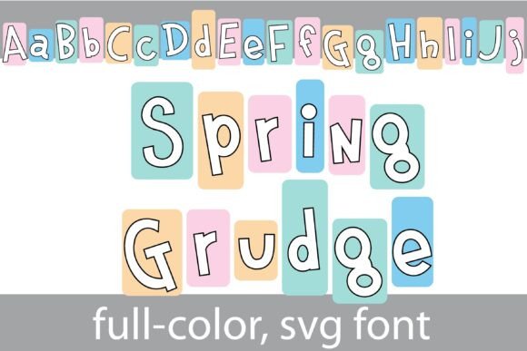 Spring Grudge Font for Web Design