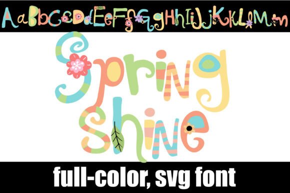 Spring Shine Font for Web Design
