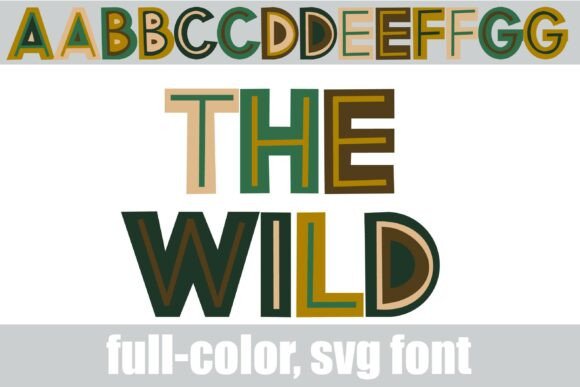 The Wild: A Bold, Expressive Color Font