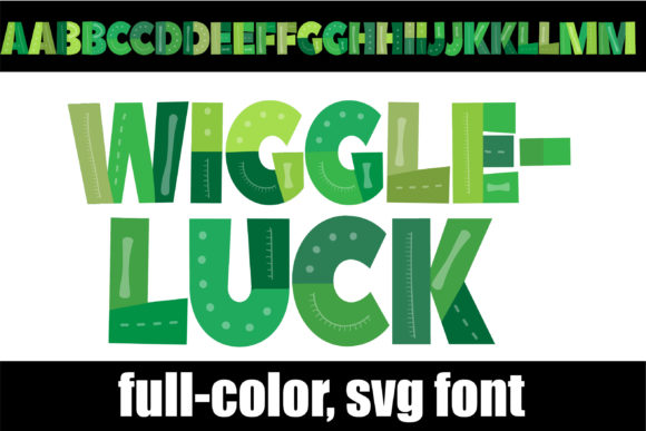 Wiggleluck: A Colorful Font for Business